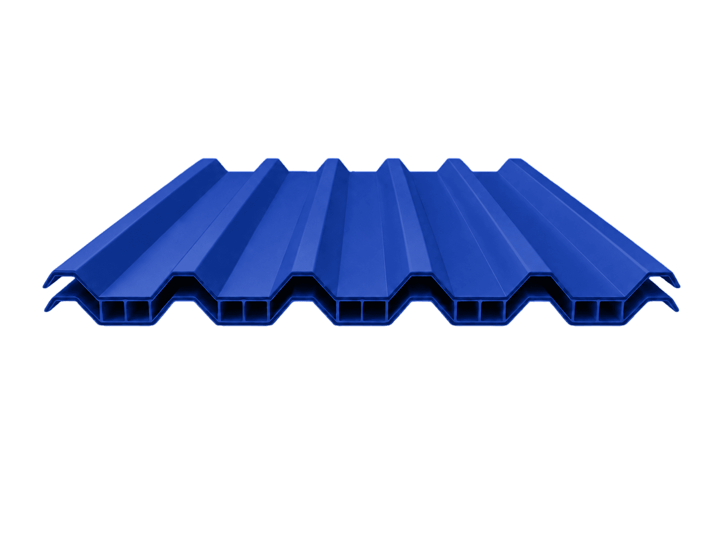 רעף PVC בצבע כחול