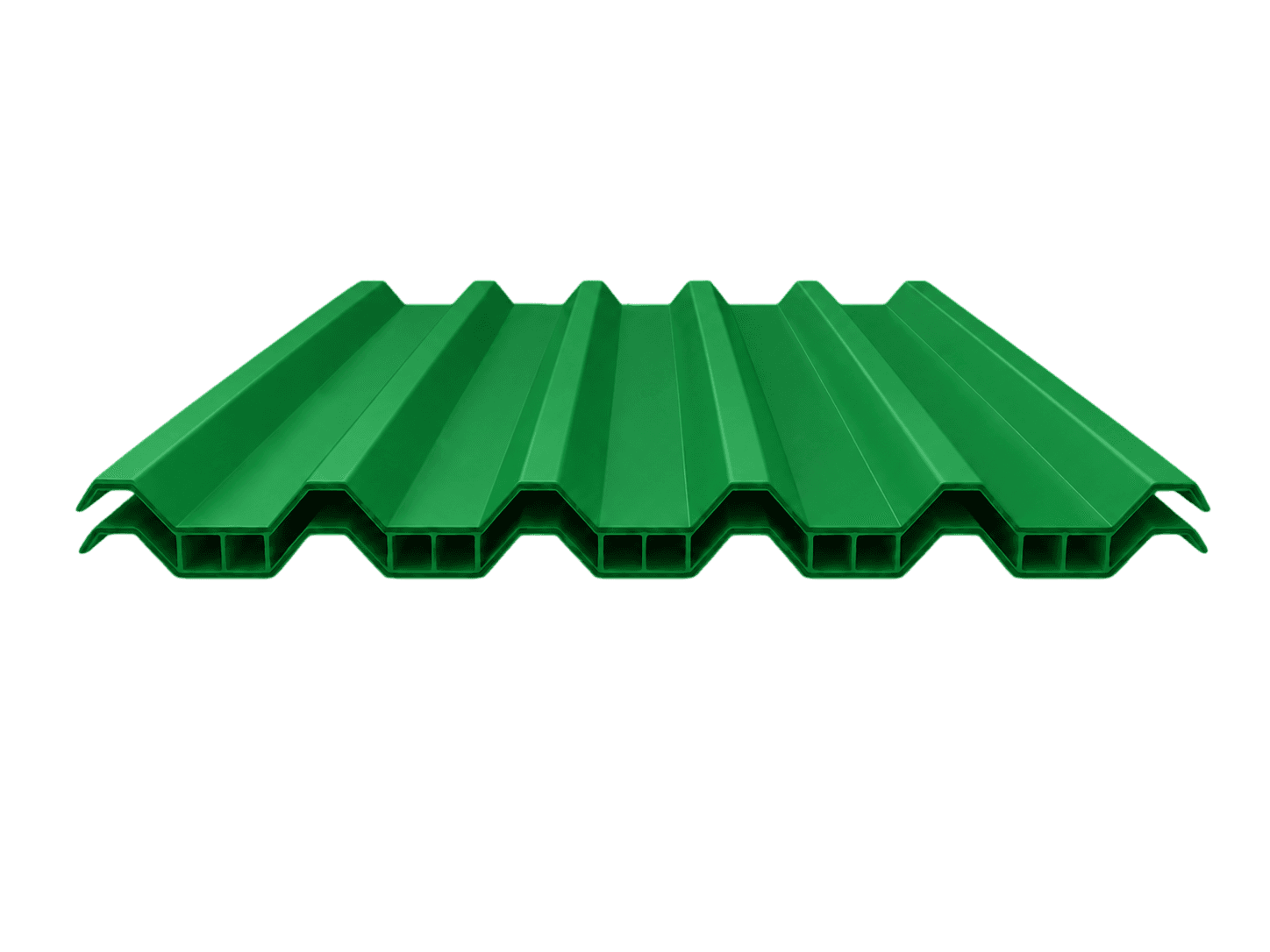 רעף PVC בצבע ירוק